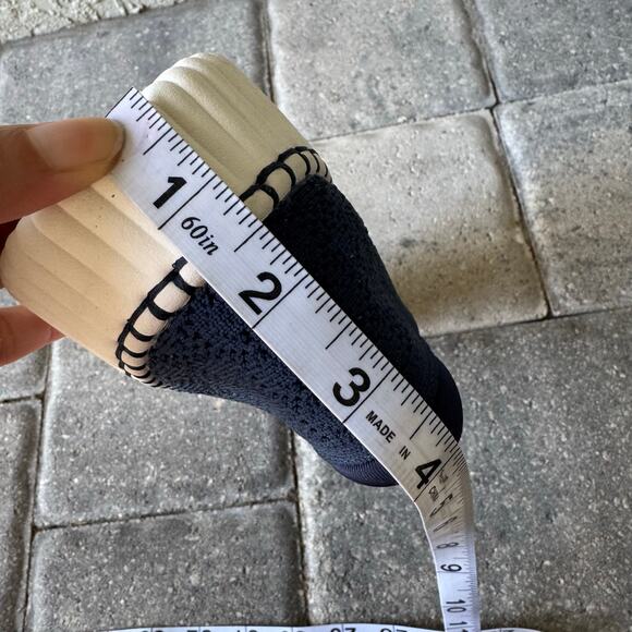 Skechers Whilshire Blvd Blue Memory Foam Comfort Shoes 7.5 Stretch Crochet Knit - Picture 11 of 11